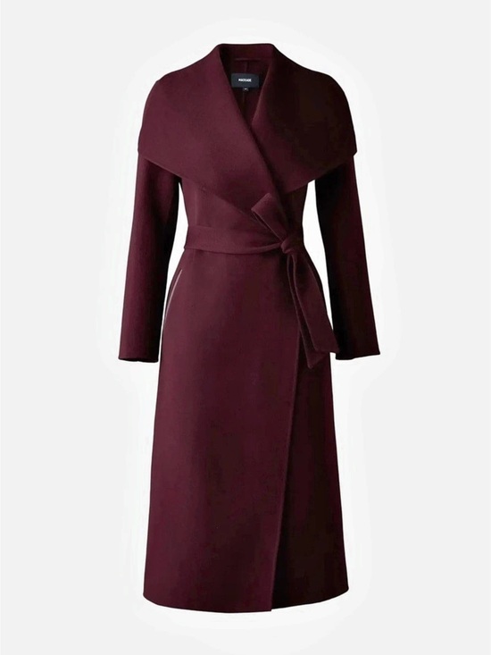 Maje Jackets & Blazers - Maje Brown Wrap Trench Coat Like New